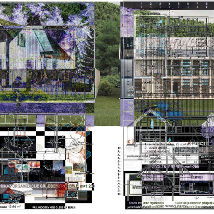 Kolaž kataloga tipologij nadomestitvenih stanovanjskih stavb
