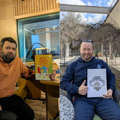 Ivan Mitrevski z izdajo Rdeča raketa na sanjskih počitnicah in Boštjan Večko