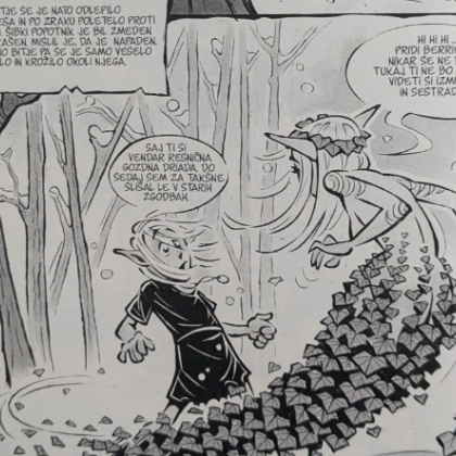 gozdna driada vila Ixunomey junaki pozabljenih kraljestev