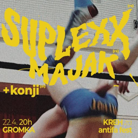 Kreh x Antifa fest: Suplexx, Majak, konji