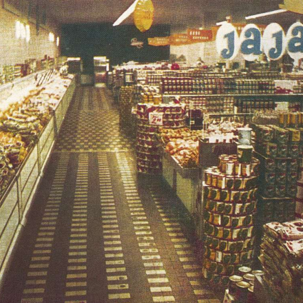 Prva samopostrežna trgovina v SFRJ, ki se je odprla leta 1958 v Beogradu