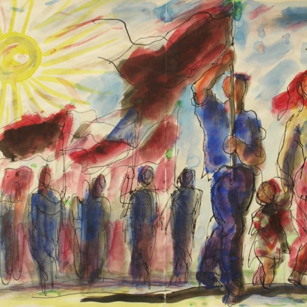 Václav Karel (1902-1969), První máj, ca. 1955