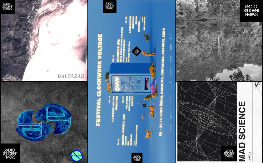 100 decibelov: Intervju s šefom Clockwork Voltage + Ingver in Gverilke, roki.hz, Baltazar, Douchean