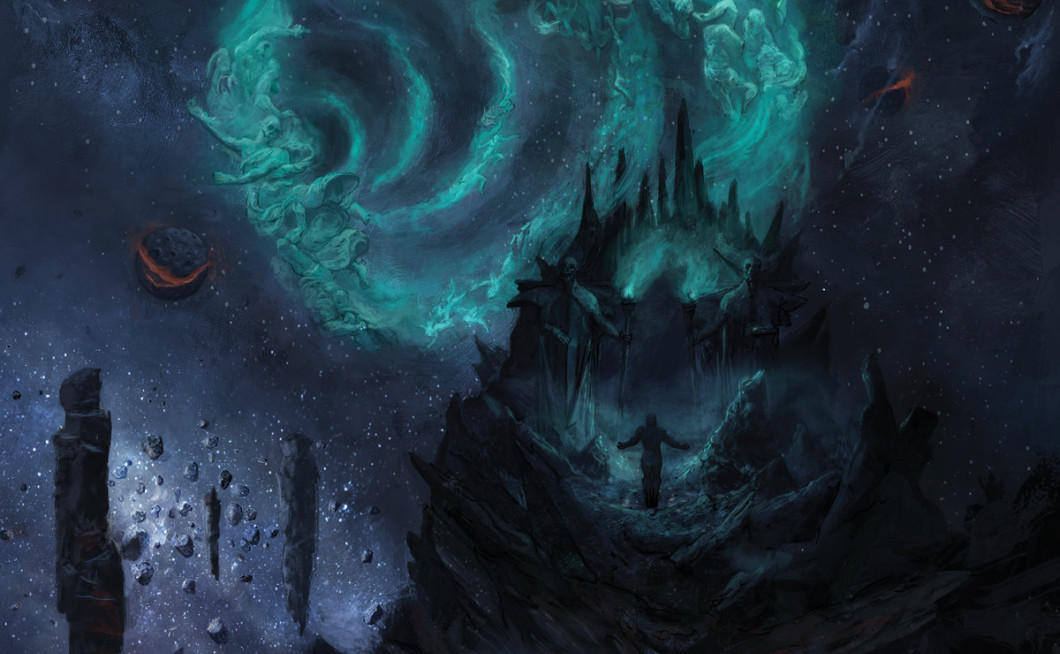 Cosmic Putrefaction: Emerald Fires Atop the Farewell Mountains 