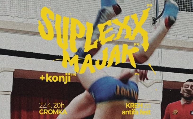 Kreh x Antifa fest: Suplexx, Majak, konji