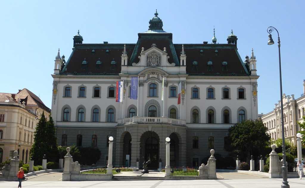 Slika stavbe rektorata Univerze v Ljubljani