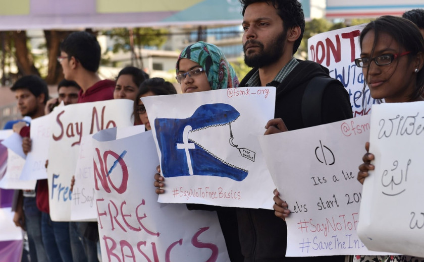 protest against freebasics